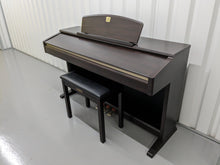 Load image into Gallery viewer, Yamaha Clavinova CLP-130 Digital Piano and stool in rosewood stock number 23155