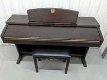 Load image into Gallery viewer, Yamaha Clavinova CLP-130 Digital Piano and stool in rosewood stock number 23155