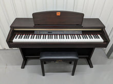 Load image into Gallery viewer, Yamaha Clavinova CLP-130 Digital Piano and stool in rosewood stock number 23155