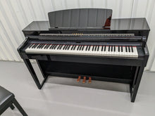 Load image into Gallery viewer, Yamaha Clavinova CLP-440PE Digital Piano polished ebony glossy black stock 23152