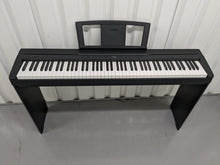 Load image into Gallery viewer, Yamaha P-35 Weighted Keys Portable piano + stand + stool + pedal stock #23160
