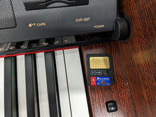 Load image into Gallery viewer, YAMAHA CLAVINOVA CVP-307 DIGITAL PIANO ARRANGER IN MAHOGANY STOCK #23159