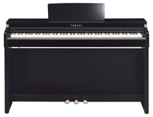 Load image into Gallery viewer, Yamaha clavinova CLP-525PE in glossy black with matching stool stock # 22220
