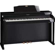 Load image into Gallery viewer, Roland HP-506 Digital Piano glossy black wooden action keys wi-fi Stock nr 22364