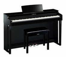 Load image into Gallery viewer, Yamaha Clavinova CLP-625PE digital piano gloss black polished ebony stock #22410
