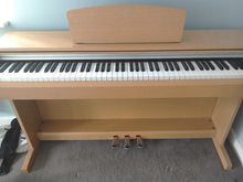 Load image into Gallery viewer, Yamaha Arius YDP-141 digital piano in light oak stock # 22306