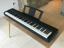 Load image into Gallery viewer, Yamaha P-35 88 Key Weighted Graded Hammer Action Piano + X stand + pedal