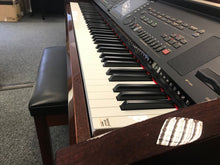 Load image into Gallery viewer, YAMAHA CLAVINOVA CVP-309PM DIGITAL PIANO + STOOL IN GLOSSY MAHOGANY stock 22111