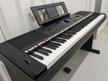 Load image into Gallery viewer, Yamaha DGX-660 black portable grand piano keyboard and stand stock #24011
