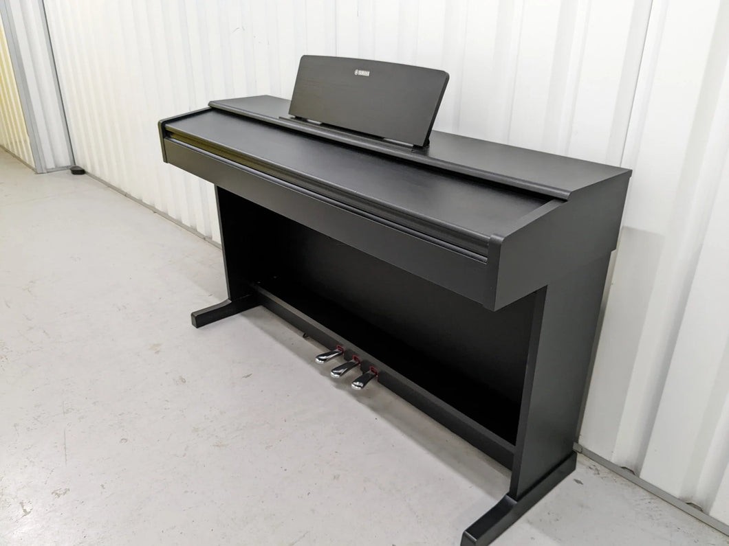 Yamaha Arius YDP-144 digital piano and stool in satin black finish stock #24146