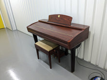 Load image into Gallery viewer, YAMAHA CLAVINOVA CVP-307 DIGITAL PIANO ARRANGER + STOOL IN MAHOGANY STOCK #23136
