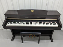 Load image into Gallery viewer, Yamaha Clavinova CLP-340 Digital Piano and stool in rosewood stock # 23169
