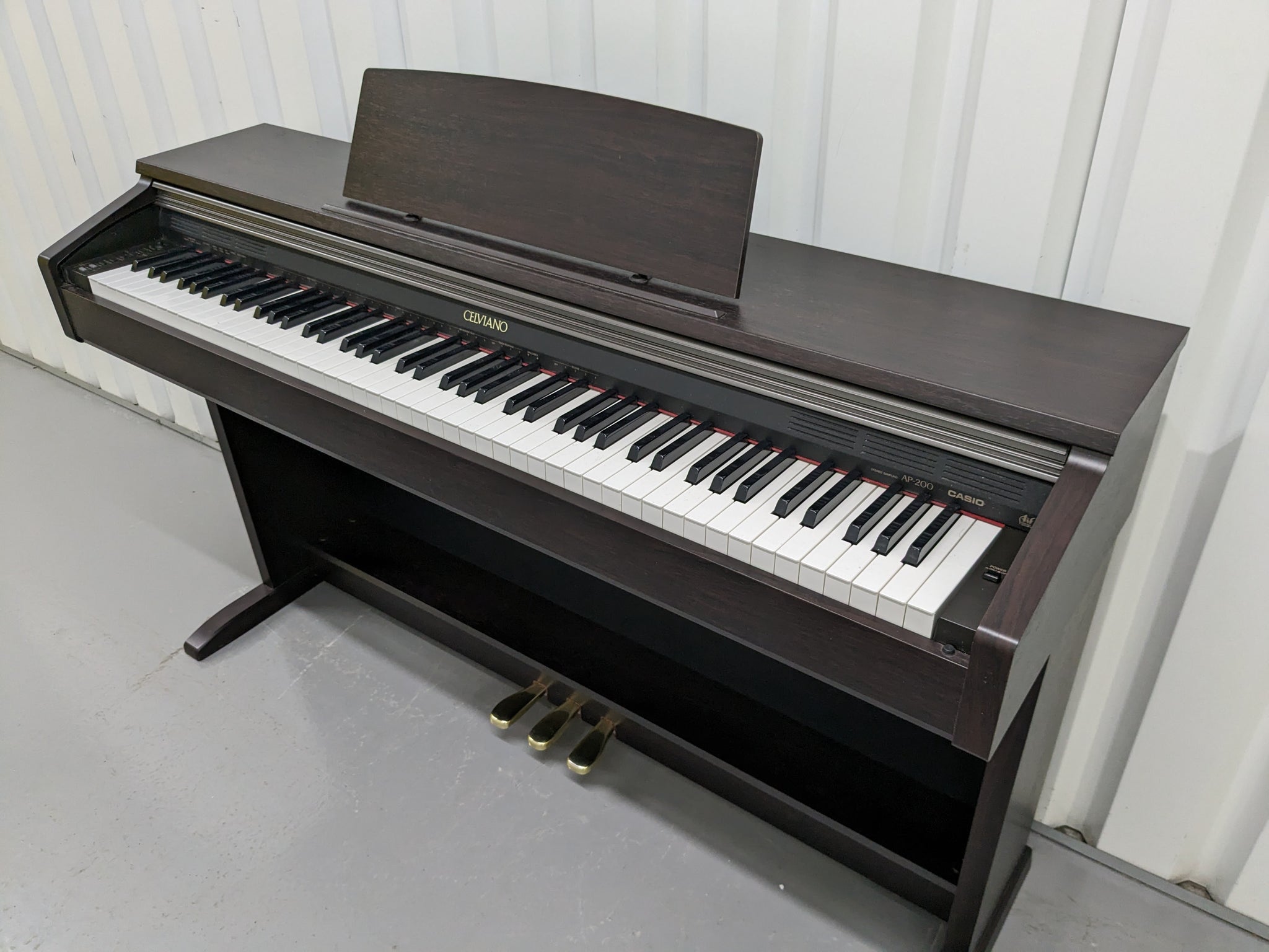 CASIO CELVIANO AP-200 DIGITAL PIANO IN DARK ROSEWOOD stock #23167 – Sulinda  Music