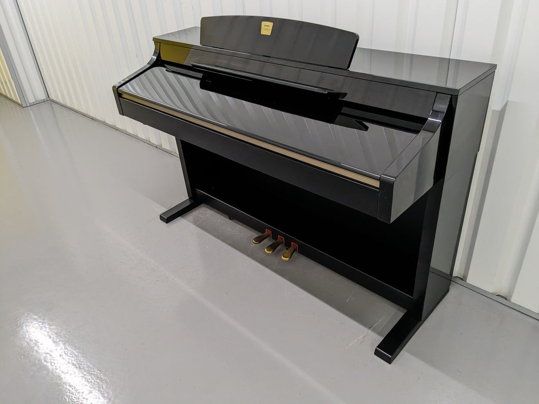 Yamaha Clavinova CLP-330PE glossy black polished ebony Piano stock #23170