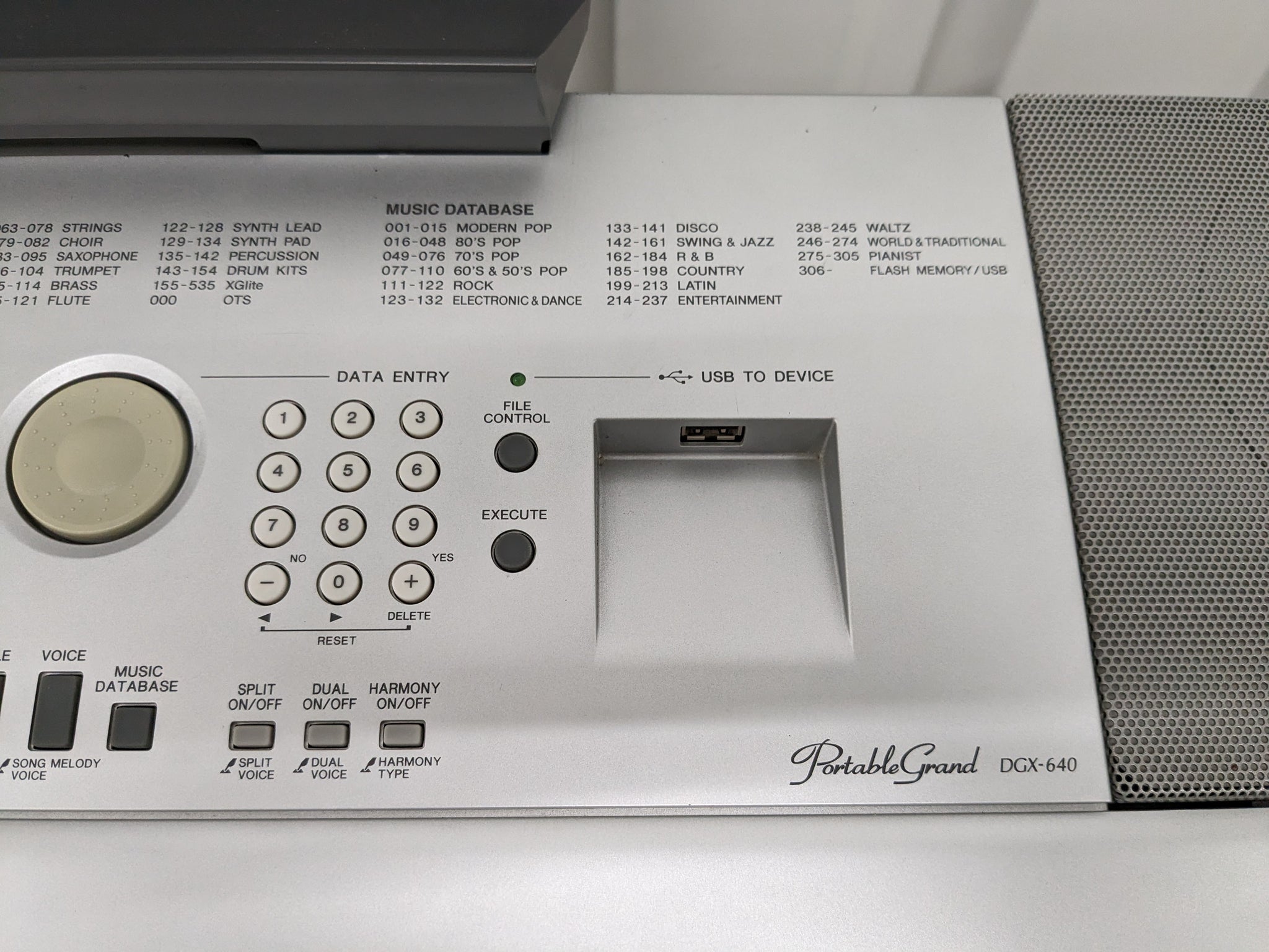 YAMAHA EOS B700用 TK500 4001 DAYS GROOVE Yamaha EOS B700 - All Sounds - YouTube