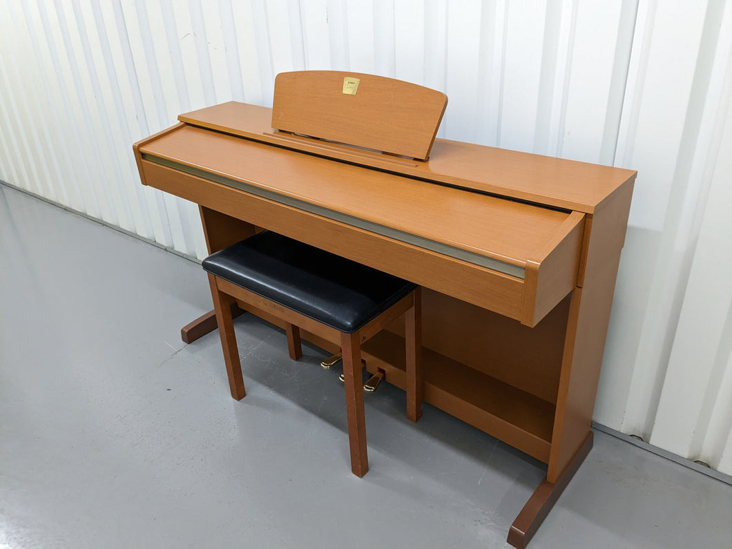 Yamaha Clavinova CLP-320 Digital Piano and stool in cherry wood, stock no 23182