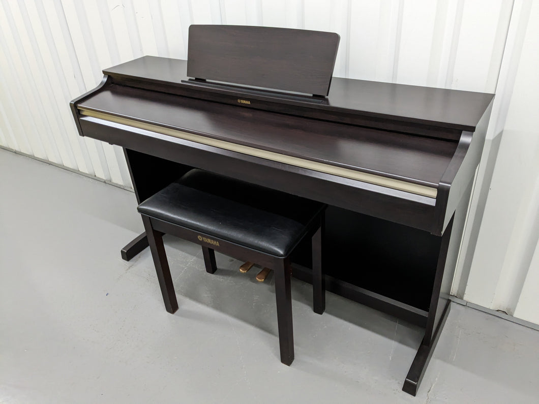 Yamaha Arius YDP-162 Digital Piano in rosewood, clavinova keyboard stock # 23183