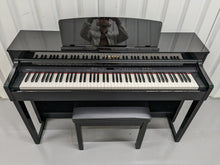 Load image into Gallery viewer, Yamaha Clavinova CLP-440PE Digital Piano polished ebony glossy black stock 23184
