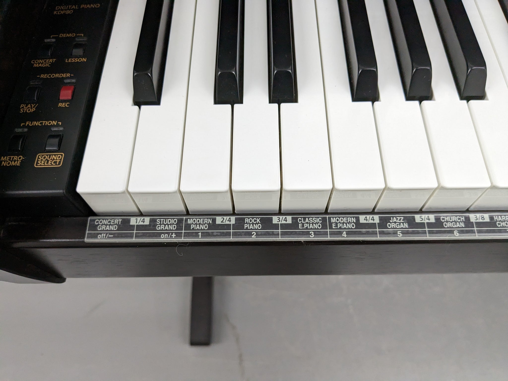 Kawai KDP80 digital piano and stool in dark rosewood finish stock