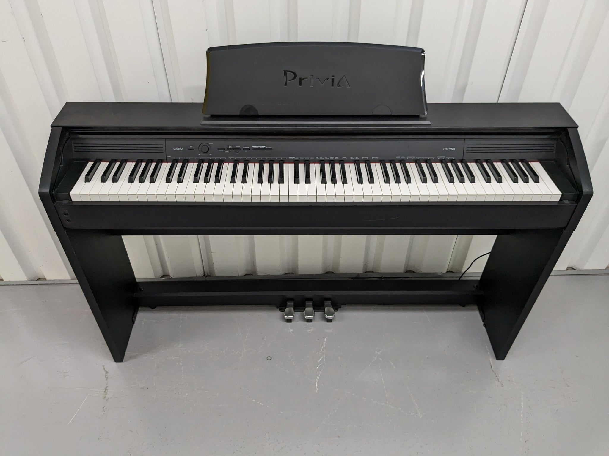 Casio Privia PX-750 Slim Digital Piano in satin black space saving sto –  Sulinda Music