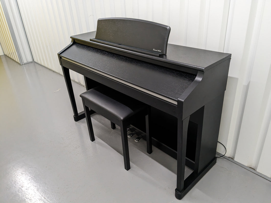 Kawai CA65 Concert Artist professional piano + stool in satin black stock #23212