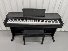 Load image into Gallery viewer, Yamaha Arius YDP-143 Digital Piano and stool in satin black finish stock #23215
