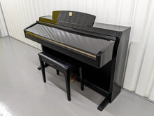 Load image into Gallery viewer, Yamaha Clavinova CLP-230PE piano +stool polished ebony glossy black stock # 23220
