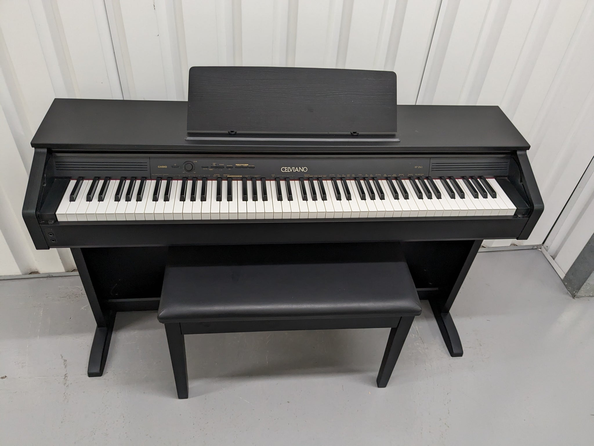 Casio Celviano AP-260 digital piano and stool in satin black finish st –  Sulinda Music