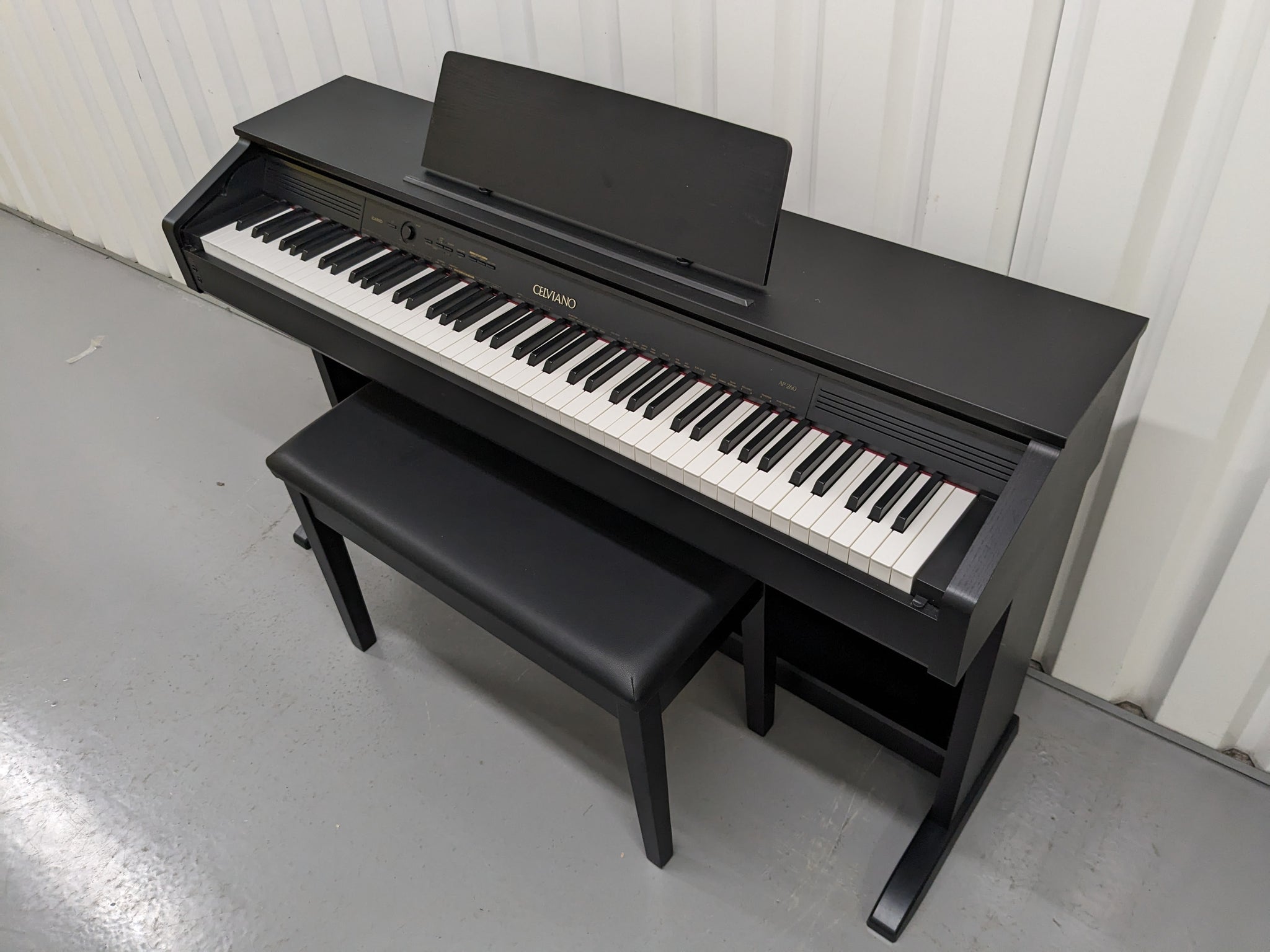 Casio Celviano AP-260 digital piano and stool in satin black finish st –  Sulinda Music