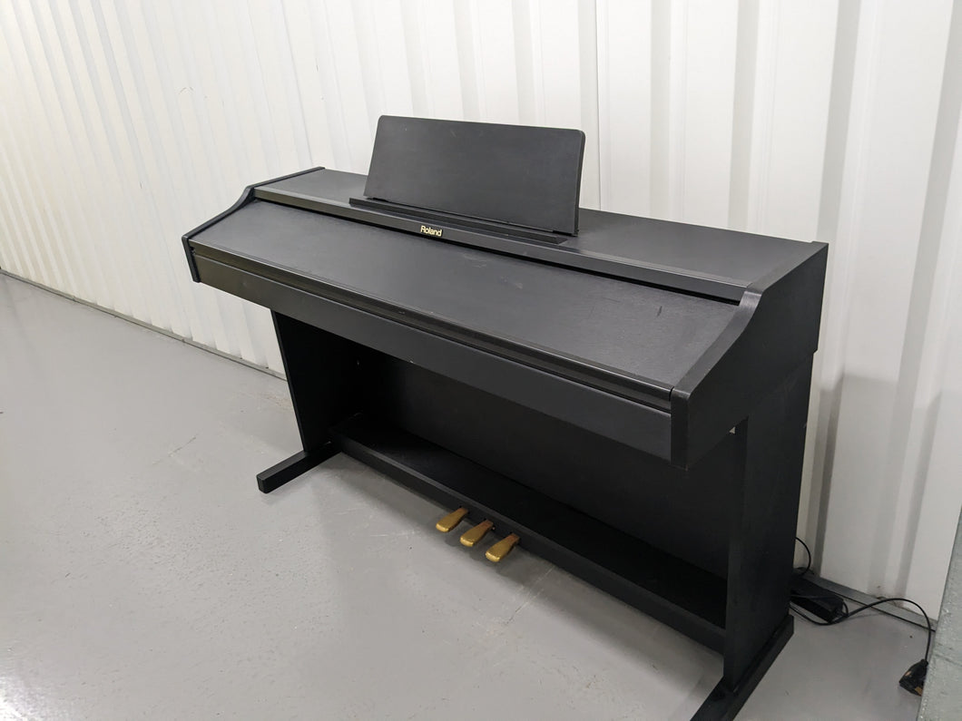 Roland RP201 Digital Piano in satin black finish Stock # 23230