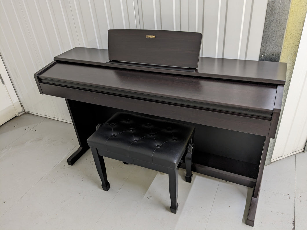 Yamaha Arius YDP-144 digital piano and stool in dark rosewood stock nr 23240