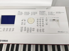 Load image into Gallery viewer, Yamaha DGX-660 in white 88 Key Weighted Keys Portable Grand, stand stock # 23249
