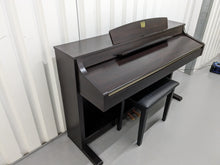 Load image into Gallery viewer, Yamaha Clavinova CLP-330 Digital Piano and stool in dark rosewood stock nr 23269
