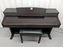 Load image into Gallery viewer, Yamaha Clavinova CLP-340 Digital Piano and stool in rosewood stock # 23271
