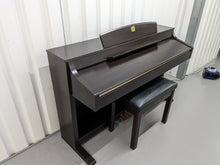 Load image into Gallery viewer, Yamaha Clavinova CLP-340 Digital Piano and stool in rosewood stock # 23271
