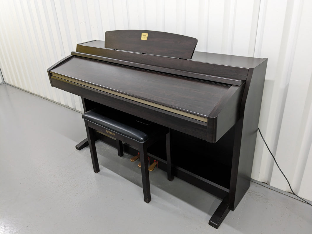Yamaha Clavinova CLP-230 Digital Piano and stool rosewood finish stock nr 23273