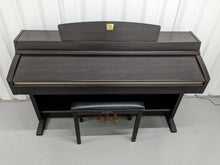 Load image into Gallery viewer, Yamaha Clavinova CLP-230 Digital Piano and stool rosewood finish stock nr 23273
