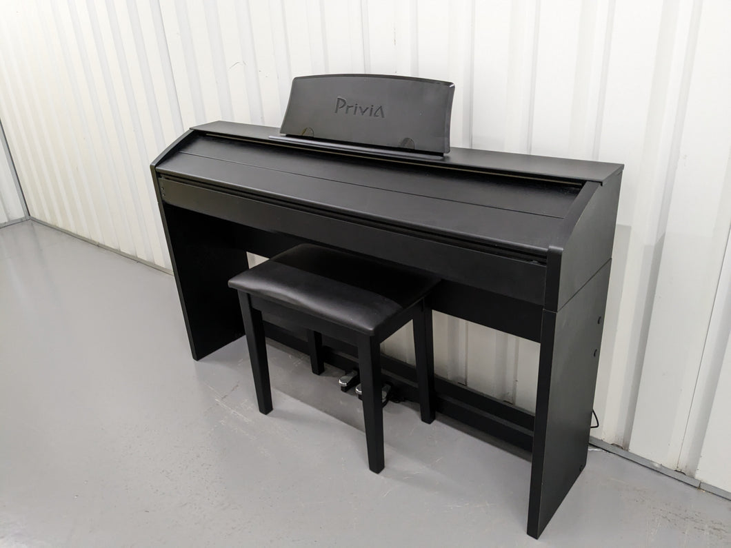 Casio Privia PX-760 Slim Digital Piano and stool satin black stock number 23274