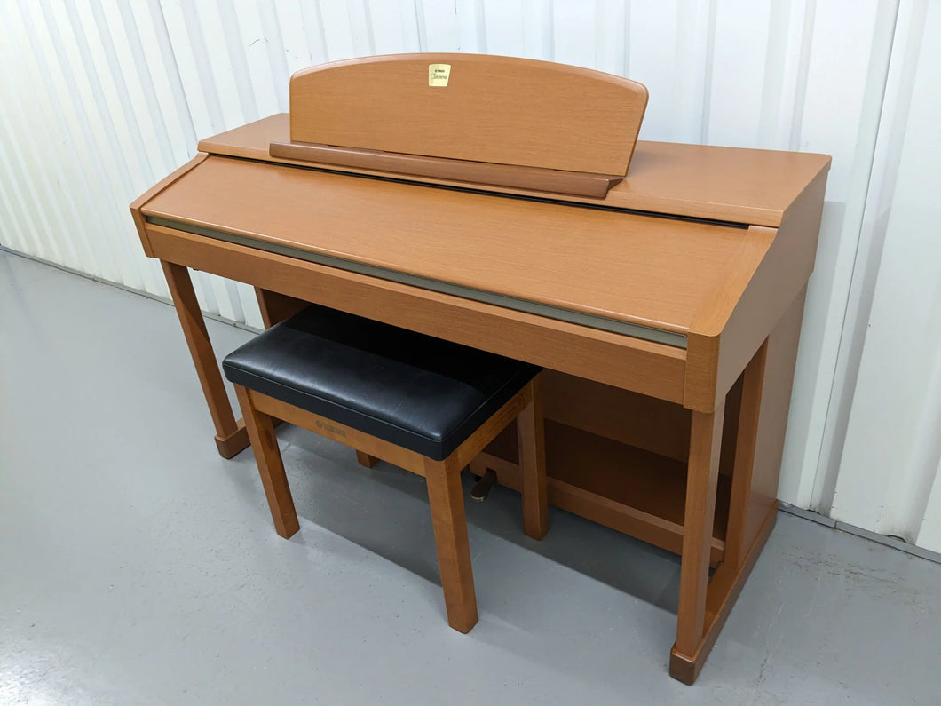Yamaha Clavinova CLP-150 Digital Piano + stool cherry wood finish stock #24160