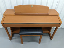 Load image into Gallery viewer, Yamaha Clavinova CLP-150 Digital Piano + stool cherry wood finish stock #24160
