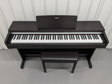 Load image into Gallery viewer, Yamaha Arius YDP-142 Digital Piano and stool in dark rosewood stock #23282
