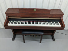 Load image into Gallery viewer, Yamaha Clavinova CLP-340 Digital Piano and stool in mahogany stock # 23280
