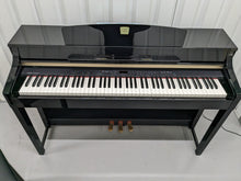 Load image into Gallery viewer, YAMAHA CLAVINOVA CLP-370PE DIGITAL PIANO + STOOL IN GLOSSY BLACK stock nr 23290
