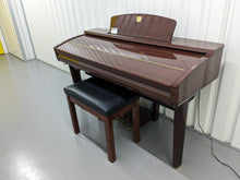 Load image into Gallery viewer, YAMAHA CLAVINOVA CVP-309PM DIGITAL PIANO + STOOL IN GLOSSY MAHOGANY stock 23281

