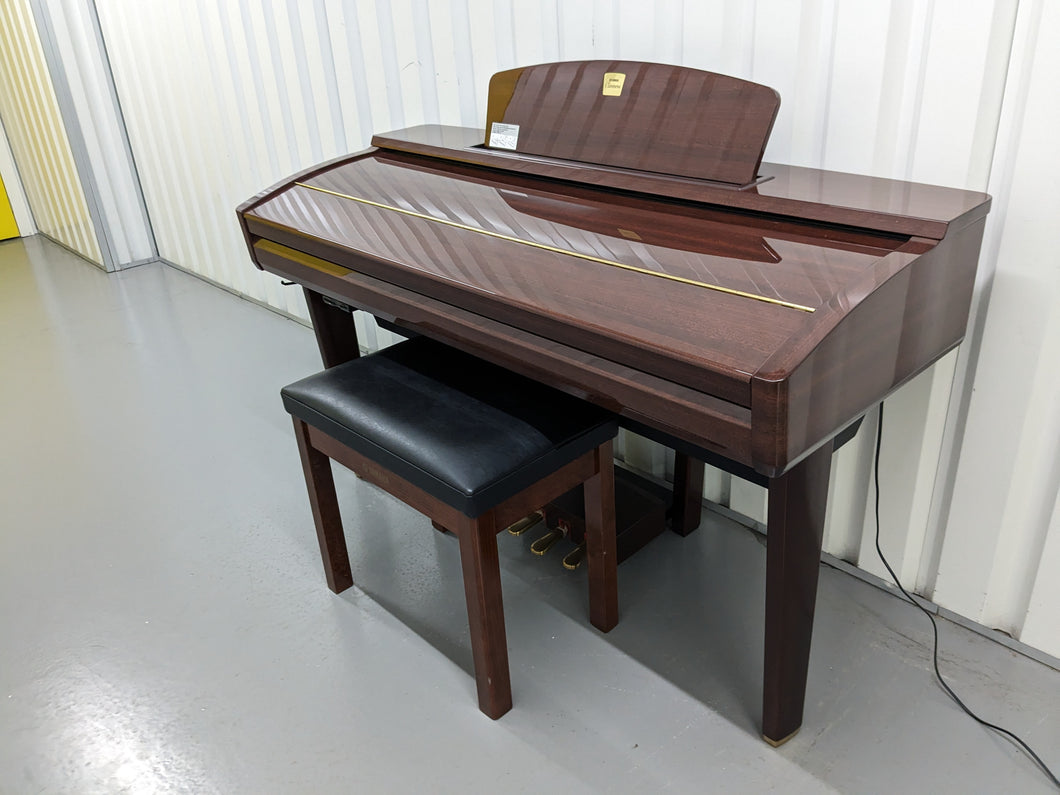 YAMAHA CLAVINOVA CVP-309PM DIGITAL PIANO + STOOL IN GLOSSY MAHOGANY stock 23281