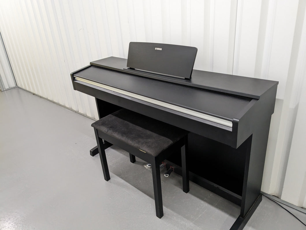 Yamaha Arius YDP-142 Digital Piano and stool in satin black stock #23286