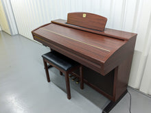 Load image into Gallery viewer, Yamaha Clavinova CVP-305 Digital Piano arranger + stool in mahogany stock #23298
