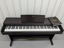 Load image into Gallery viewer, Yamaha Arius YDP-143 Digital Piano + stool in dark rosewood finish stock #23312
