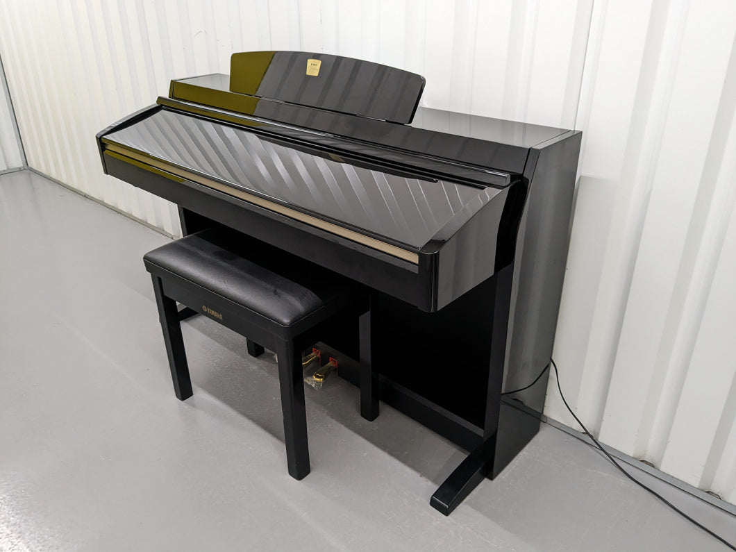 Yamaha Clavinova CLP-240PE Digital Piano polished GLOSSY BLACK stock # 23289