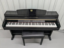 Load image into Gallery viewer, Yamaha Clavinova CLP-240PE Digital Piano polished GLOSSY BLACK stock # 23289
